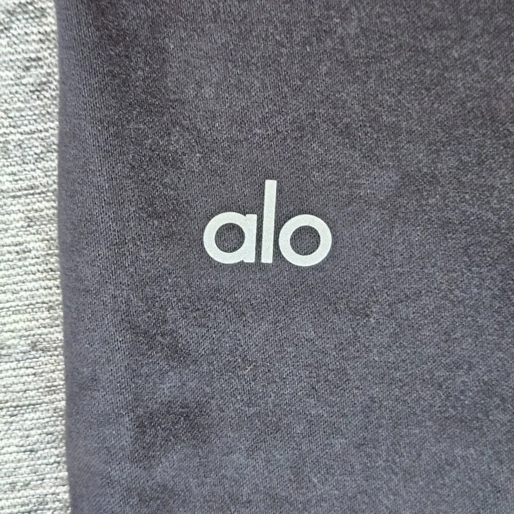Alo Yoga Edition Sueded Pant Men's 32R Black Articulated Knee M5177R Athleisure